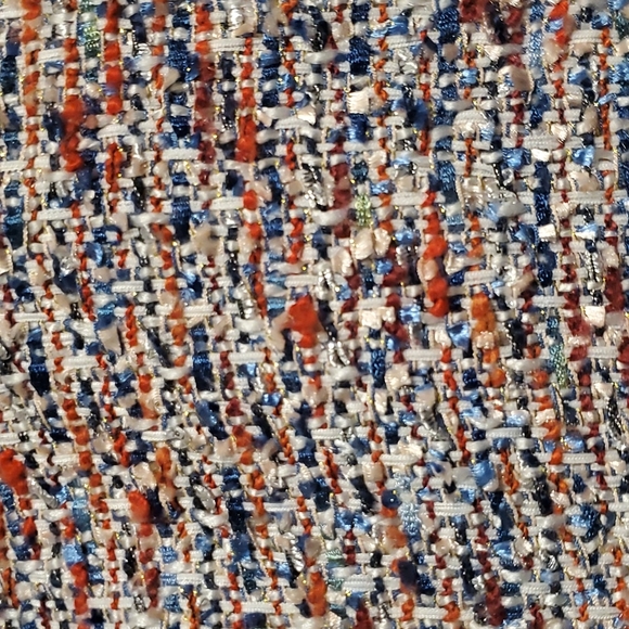 Parker Boucle and Velvet Bomber Jacket Size M - Picture 6 of 8